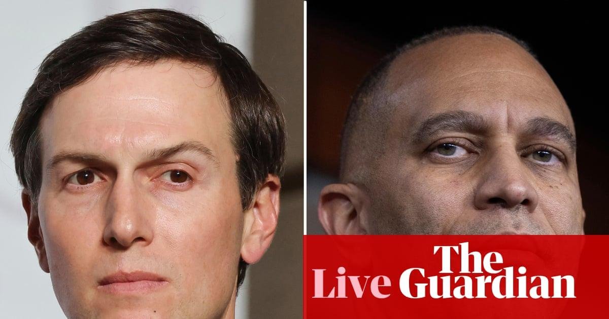 Hakeem Jeffries meeting with Jared Kushner sparks backlash amongst Democrats ahead of midterm elections – US politics live