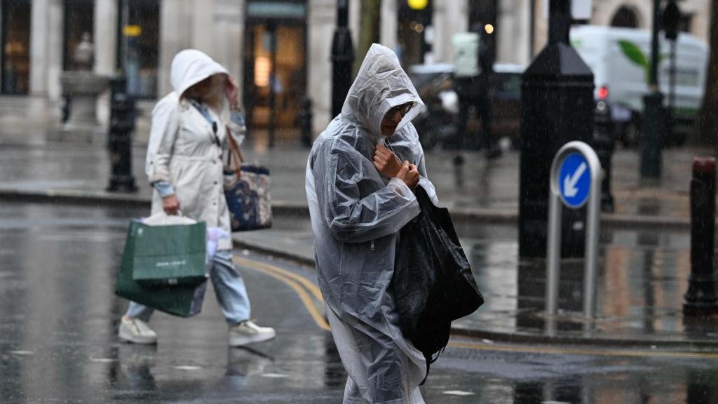 More downpours and thunderstorms are heading the UK's way