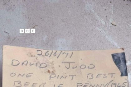 Coin hidden in 1971 earns finder free pint of beer