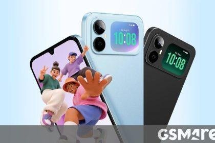 The Honor Play20A has a massive 6.9" display, and a second one on the back