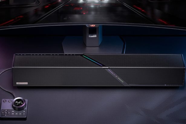 ASUS' first gaming soundbar is now available in the US for $600