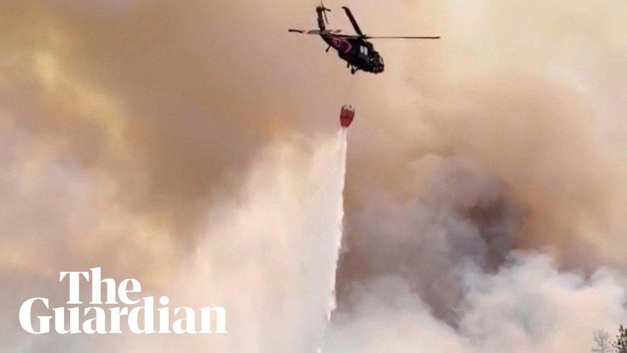 'Scared to death' evacuees escape fast-moving wildfire in Reno, Nevada