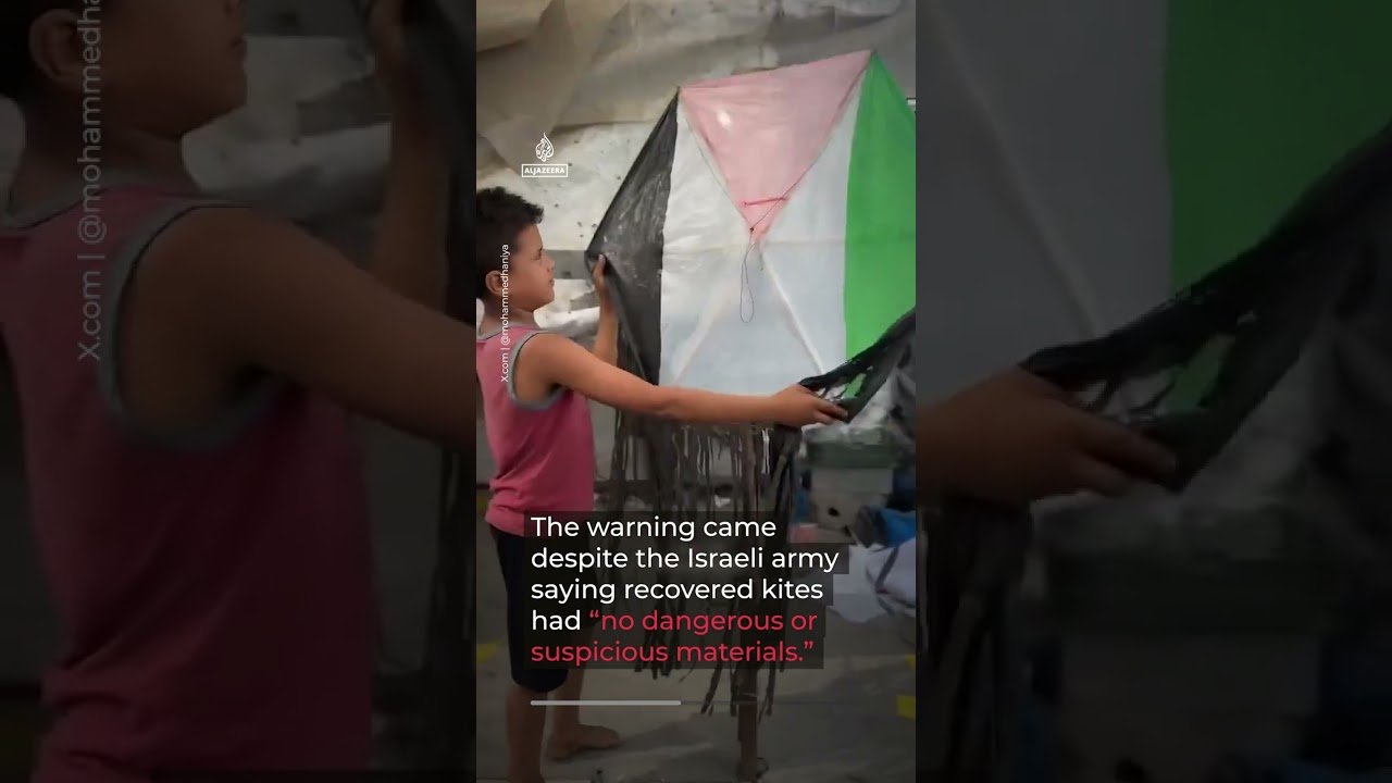 Israel threatens attacks in Gaza over children’s kites