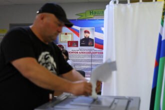 Live: Russian election enters final day in shadow of war in Ukraine