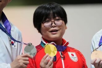Kurihara, 11, becomes Japan's youngest Games medallist