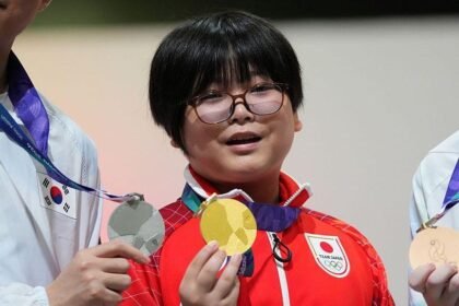 Kurihara, 11, becomes Japan's youngest Games medallist