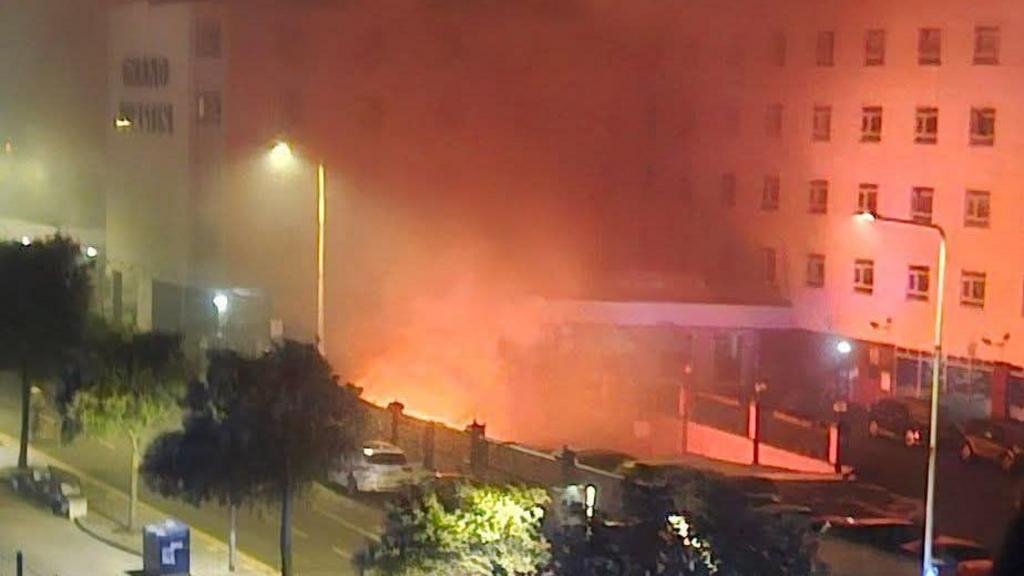 Major seaside hotel fire treated as suspicious