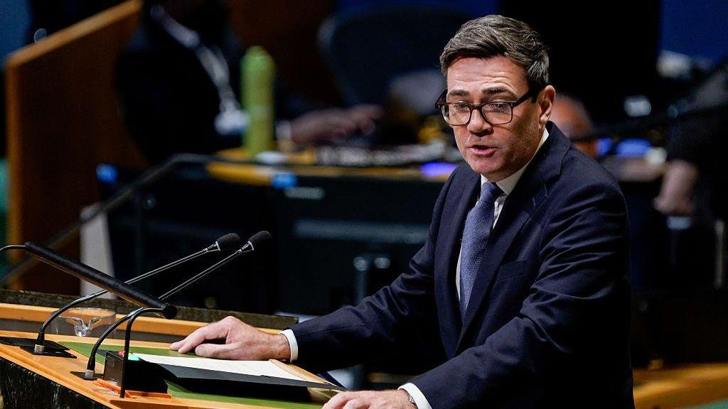 UK to fight Russian disinformation and push new global AI standards, Burnham says