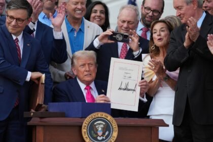 As Republicans tout Trump's 'big beautiful bill,' here's who the tax breaks benefited most