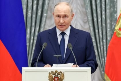 Russia’s pro-Putin party set to win election as Ukraine exposes war’s growing reach into Moscow