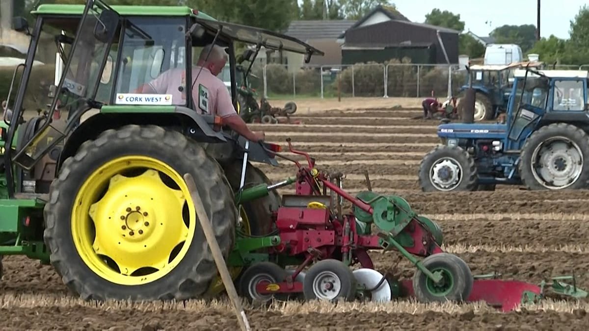 From horse-drawn ploughs to autonomous tractors at Ireland’s ploughing show
