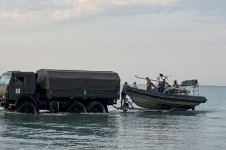 Fourteen Kazakh soldiers found dead in Caspian Sea after naval training