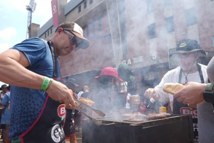 South Africa fires up world’s biggest braai in bid for Guinness record