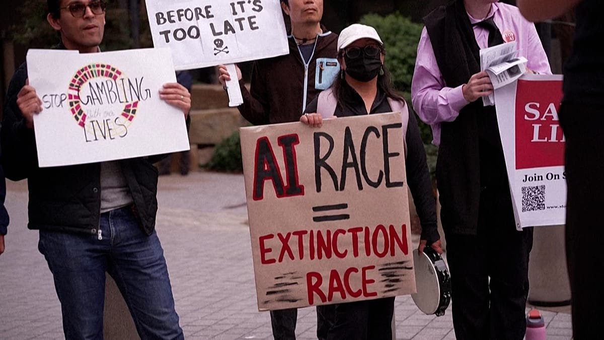 Protesters target OpenAI and Anthropic in San Francisco over AI safety fears
