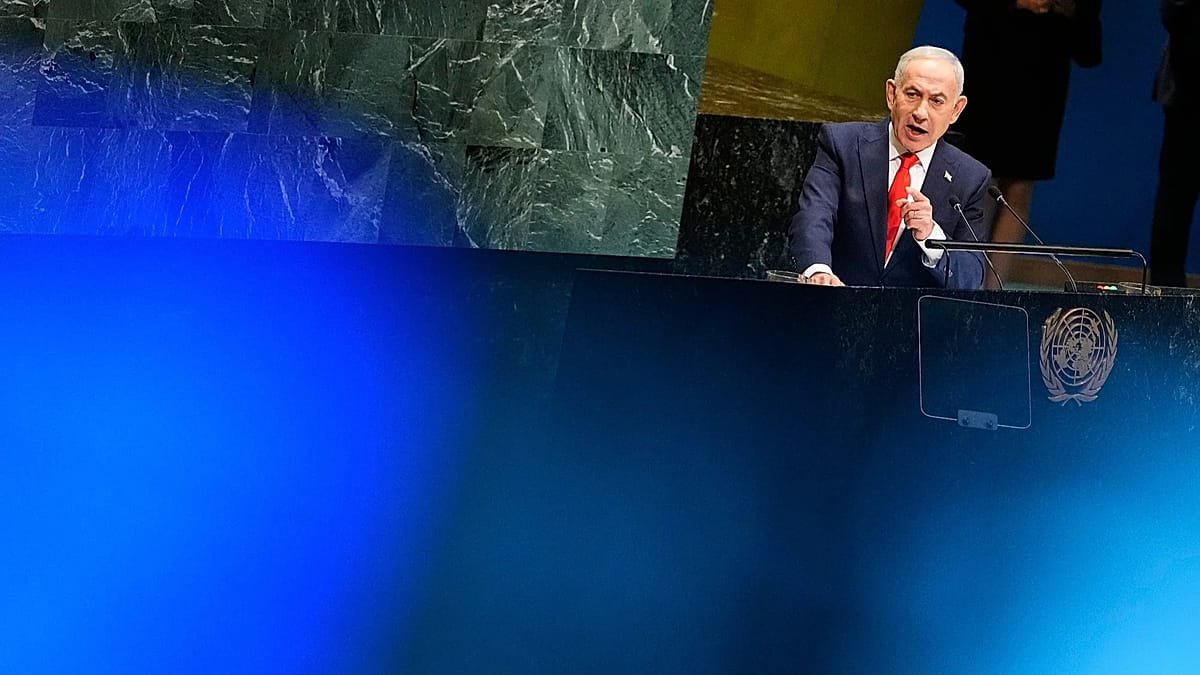 Israeli PM Netanyahu delivers fiery, defiant speech at UN General Assembly
