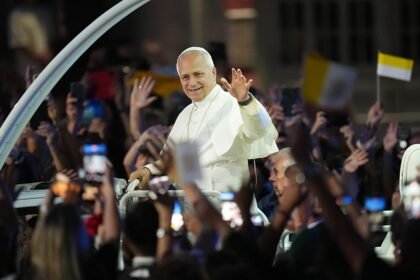 Pope Leo XIV draws 800,000 faithful to Paris before emotional Lourdes pilgrimage