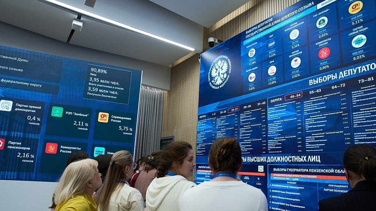 Putin's United Russia party set to retain power after vote hit by cyberattacks and drones