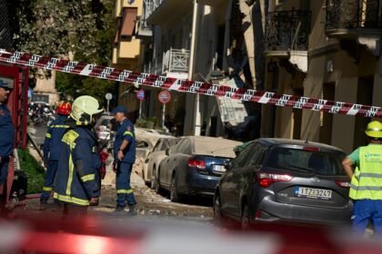 Explosion near Acropolis collapses building in Athens’ Plaka, injuring two