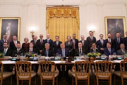 Top AI and tech firms sign 'morally binding' accord to 'self-police' development after meeting at White House
