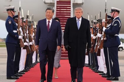 US President Trump offers grand welcome to his Chinese counterpart Xi Jinping