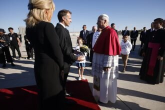 France welcomes Leo XIV at Orly Airport as bells sound nationwide