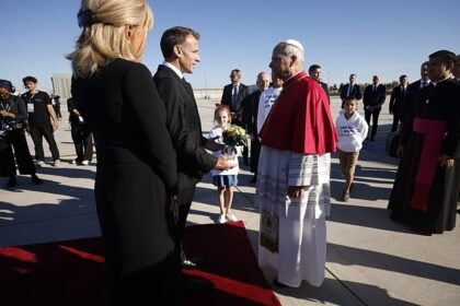 France welcomes Leo XIV at Orly Airport as bells sound nationwide