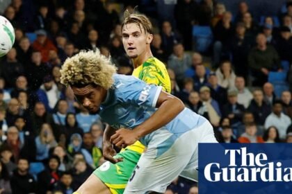 Floyd Samba’s debut double lifts Manchester City to Carabao Cup win over Norwich