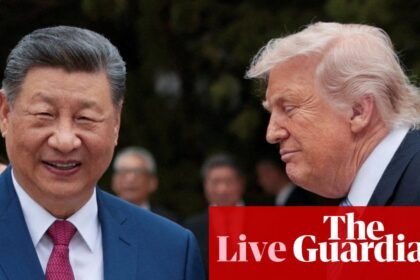 Trump to meet China’s Xi as Congress mulls bill banning artificial superintelligence – US politics live
