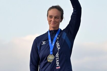 Franklin wins three medals at European championships