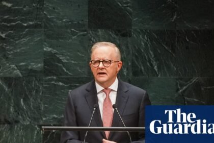 ‘We can’t ignore AI or prevent it,’ Anthony Albanese tells UN general assembly – video