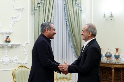 Iran’s Pezeshkian meets Pakistan’s Naqvi in Tehran as tensions with US rise
