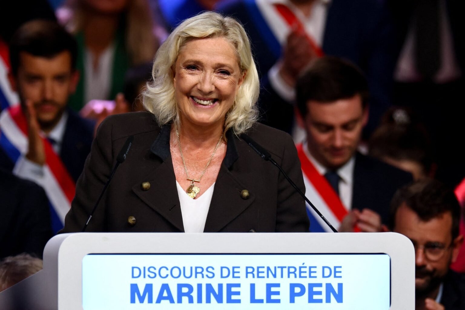 What Marine Le Pen’s senate wins mean for the far-right in France’s presidential elections