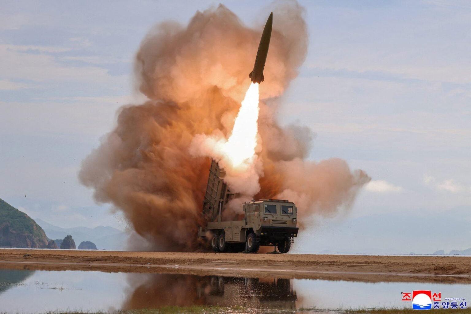 North Korea launches ballistic missile off east coast, Japan says