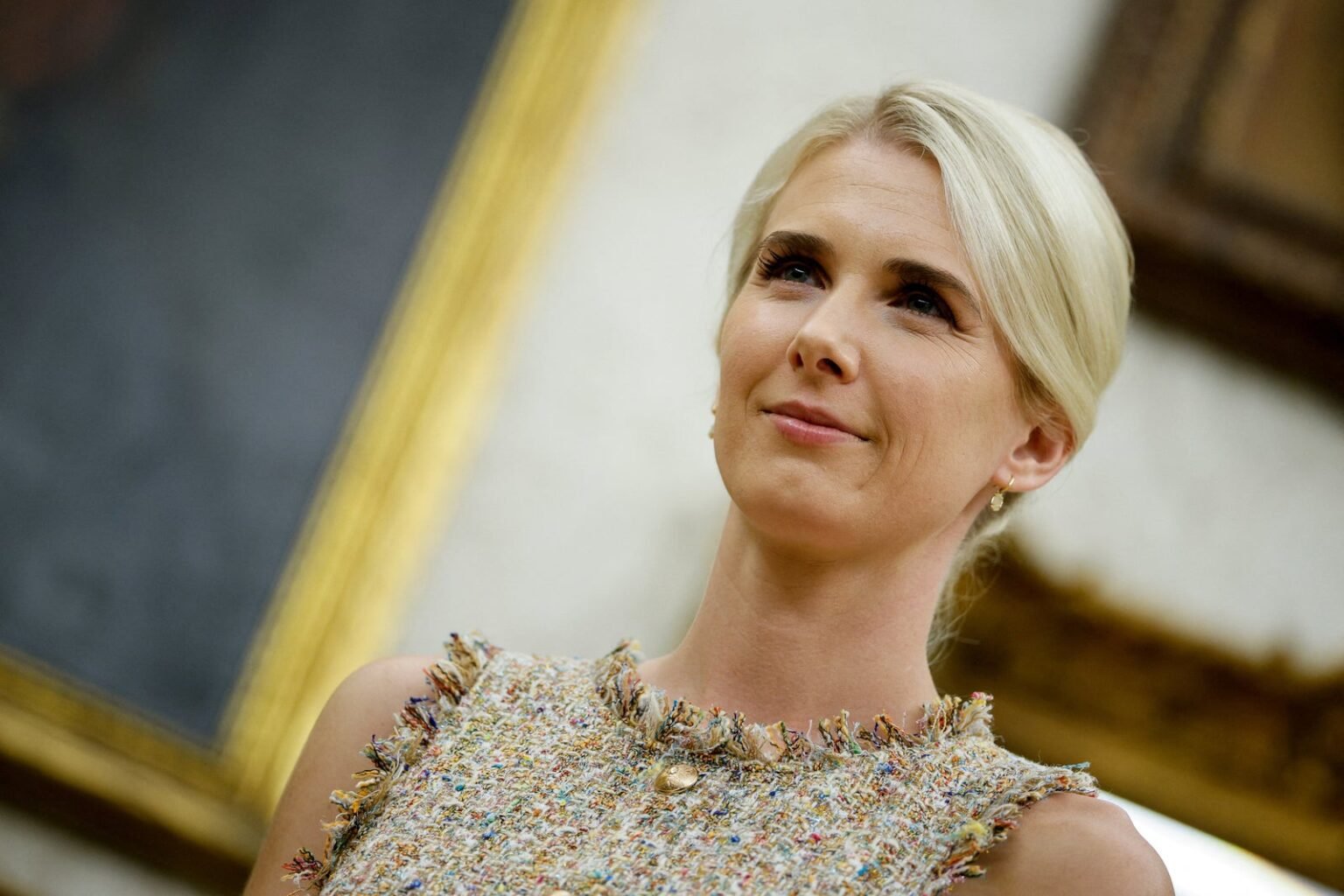Trump’s aide Natalie Harp who has come under scrutiny for her influence dishes on life in the White House