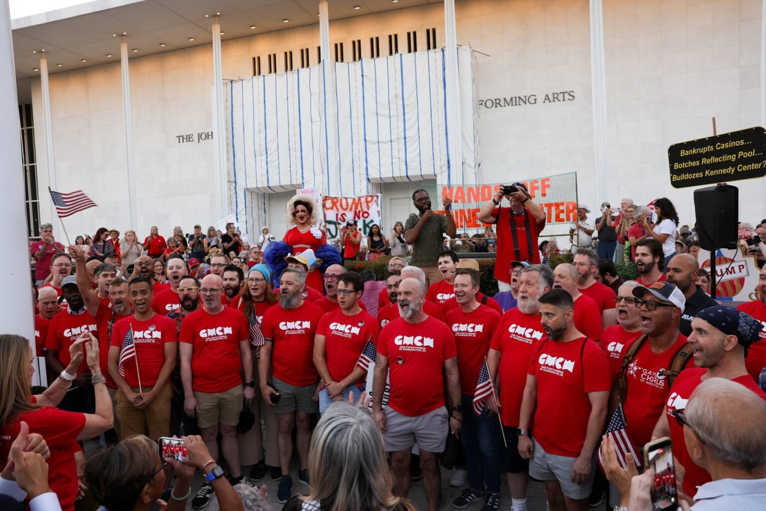 Kennedy Center’s leader stopped a plan to fix the faulty ceiling before it came crashing down, whistleblowers claim