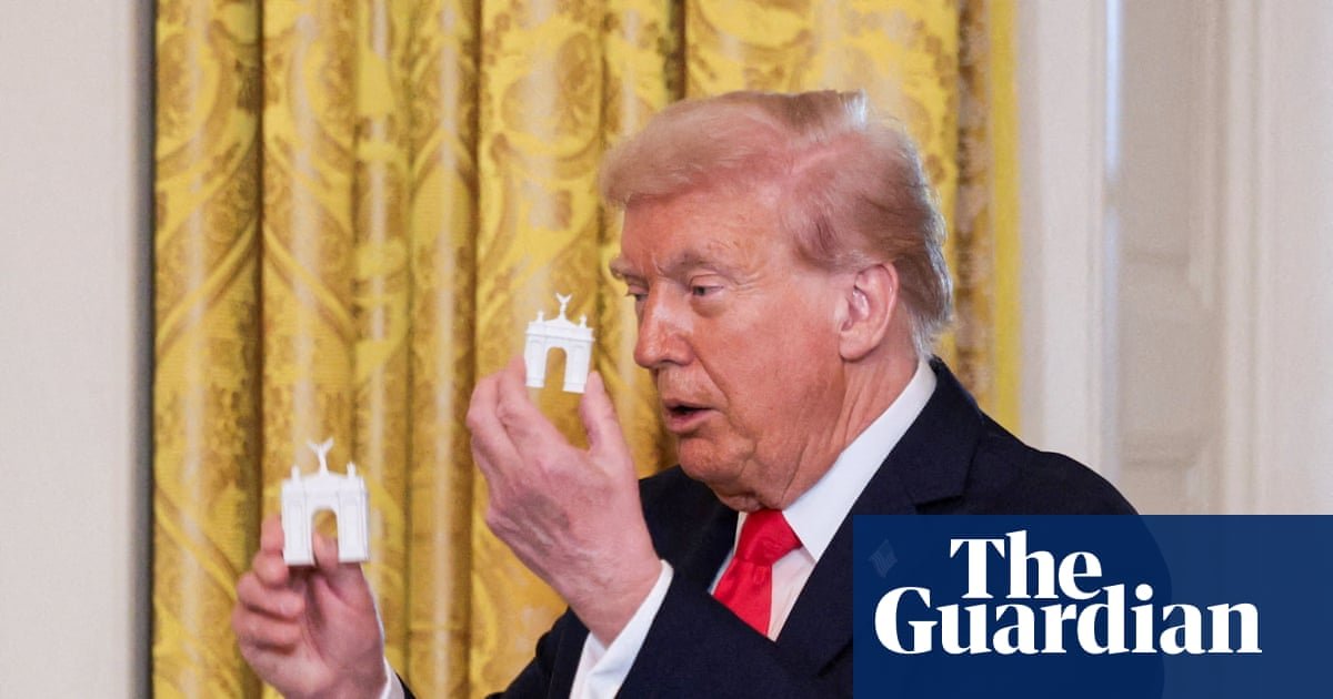 Trump claims triumphal arch will serve as a ‘top grade military complex’ to store weapons