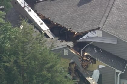 WATCH:  Large crane collapses onto New Jersey homes