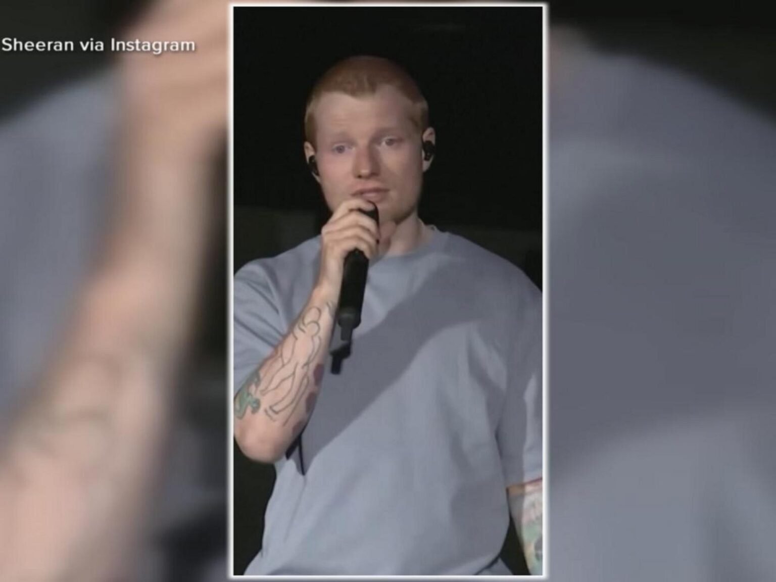 WATCH:  Ed Sheeran apologizes for 'making mistakes,' says situation in Gaza 'unjustifiable'