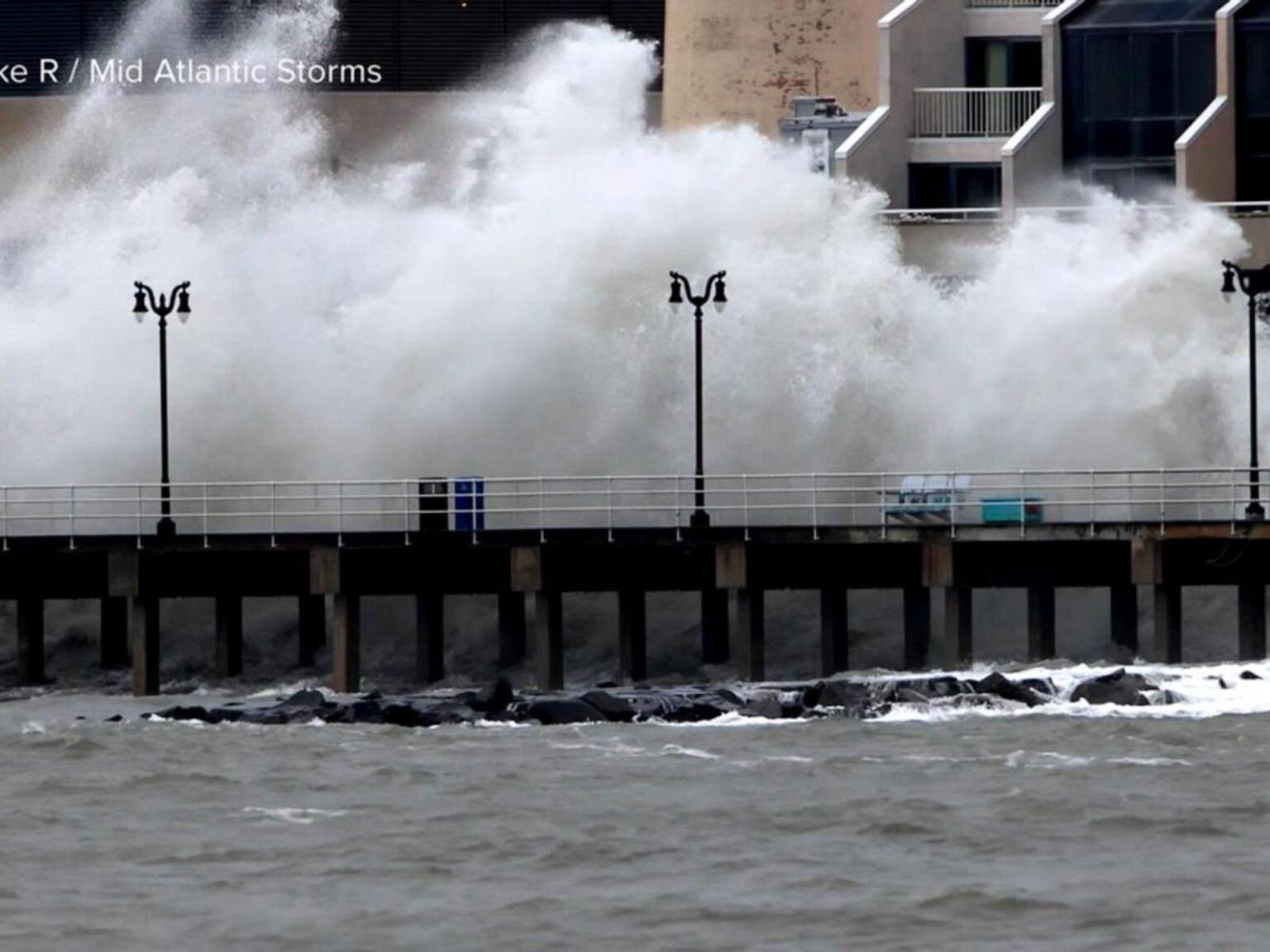 WATCH:  Powerful nor'easter batters much of the East Coast