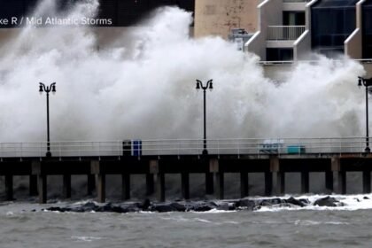 WATCH:  Powerful nor'easter batters much of the East Coast