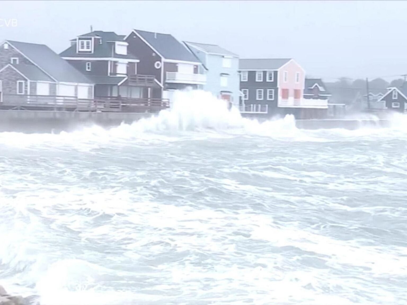 WATCH:  Nor'easter leaves trail of damage from New York to Maine