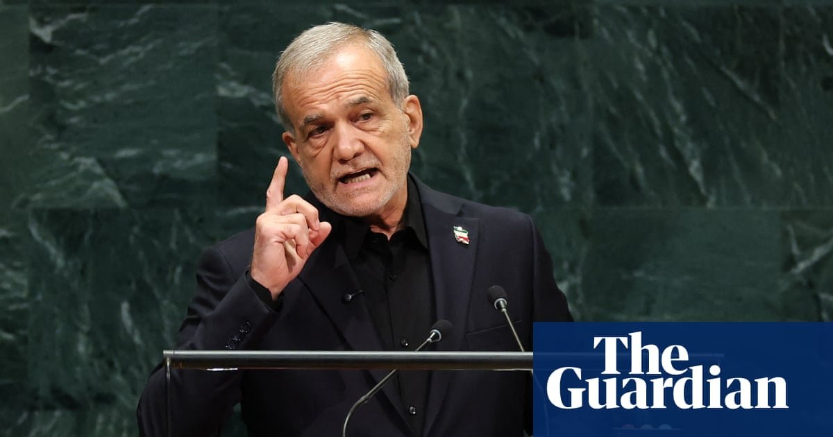 Iranian leader hits back at ‘bully’ Trump in UN speech but signals willingness to talk
