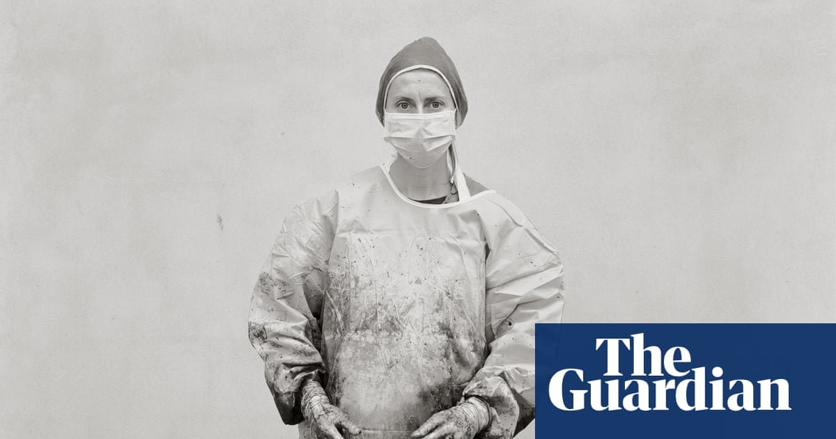 A blood-splattered surgeon after an emergency horse op: Andrea Modica’s best photograph