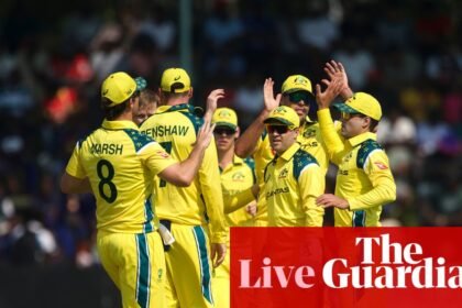 South Africa v Australia: first men’s cricket one-day international – live