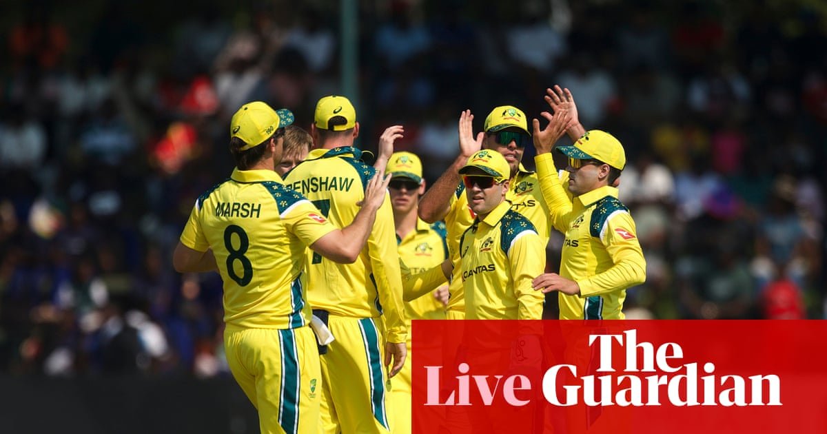 South Africa v Australia: first men’s cricket one-day international – live