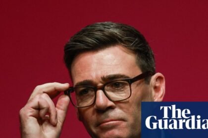Andy Burnham fights tears as he speaks of his dad at Labour conference – video