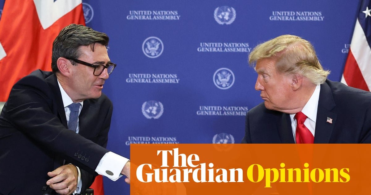 Burnham survived his first Trump meeting. His nice hair may have had something to do with it | Emma Brockes