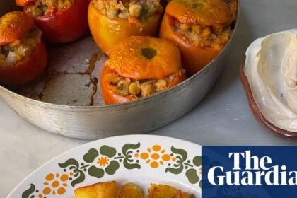Rachel Roddy’s recipe for tomatoes stuffed with breadcrumbs, chickpeas and herbs | A kitchen in Rome