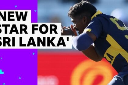 Dream debut - Colombage takes three wickets to stifle England