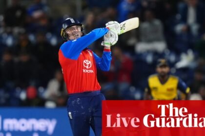 England v Sri Lanka: second men’s cricket T20 international – live